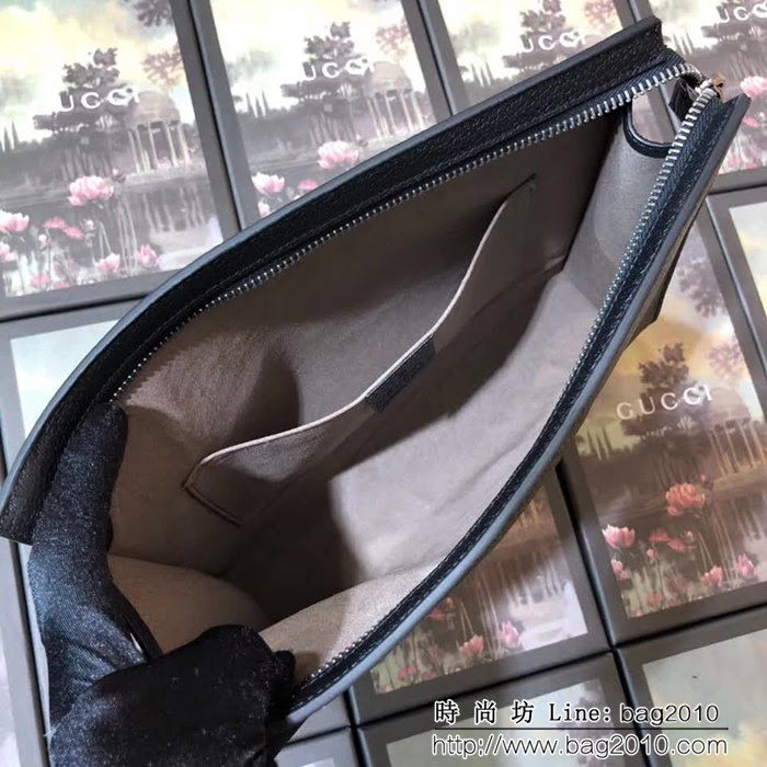 GUCCI古馳 原單品質 提花條紋 新款手包 475316 克色豬紋皮 WTG1418